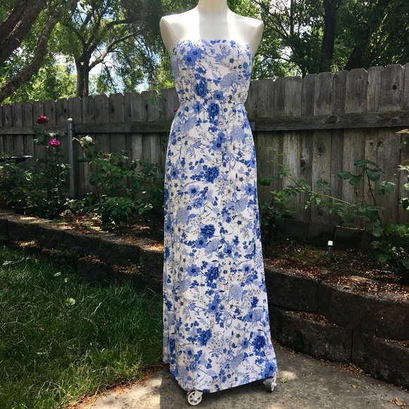 old navy strapless maxi dress